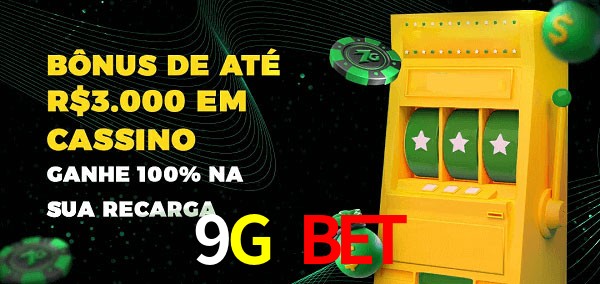 9G Bet melhor bônus de depósito